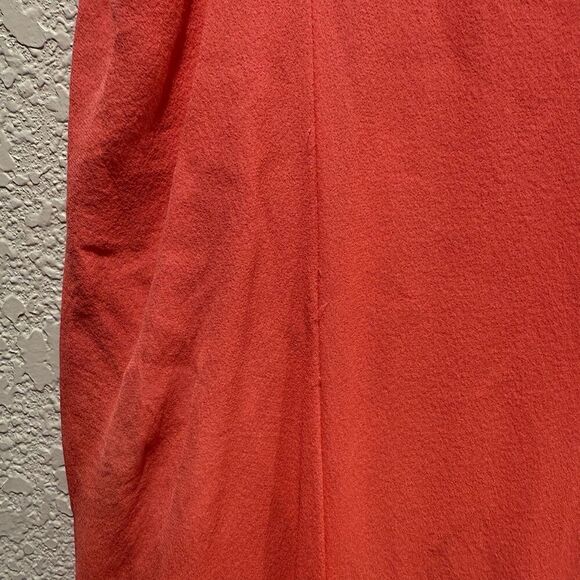 A.L.C. Silk Myron Dress Women’s 10 Sleeveless Asymmetrical Coral Drop Waist - Picture 12 of 12